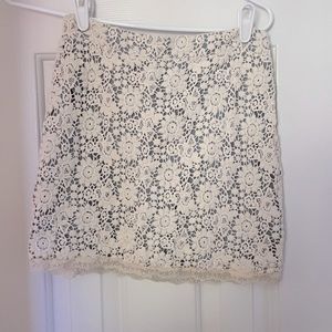 Kimchi Blue Crochet Mini Skirt